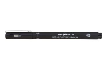 Uni-ball fineliner pin 0,8mm pin08200(s)b schwarz - Uni-ball-pin08200(s)b-4902778915448-02.jpg