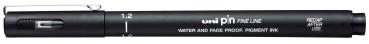 Uni-ball fineliner pin 1.2mm pin12-200(s) black schwarz - Uni-ball-pin12-200(s)-black-4902778254776-02.jpg