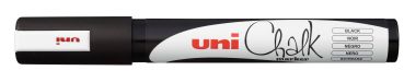 Uni-ball chalk marker 1.8-2.5mm pwe-5m black schwarz, rundspitze - Uni-ball-pwe-5m-black-4902778170212