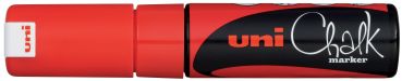 Uni-ball chalk marker 8mm pwe-8k red rot - Uni-ball-pwe-8k-red-4902778140147