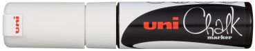 Uni-ball chalk marker 8mm pwe-8k white weiss - Uni-ball-pwe-8k-white-4902778140093