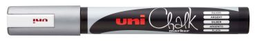 Uni-ball chalk marker 1.8-2.5mm pwe5m silver silber, rundspitze - Uni-ball-pwe5m-silver-4902778222096