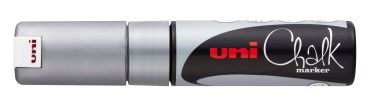 Uni-ball chalk marker 8mm pwe8k silver silber, keilspitze - Uni-ball-pwe8k-silver-4902778222119