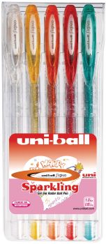 UNI-BALL Signo Sparkling 1mm UM120SP.5C-2 5 Stück