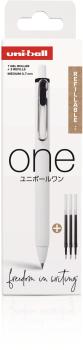 UNI-BALL Gel-Roller ONE 0.7mm UMNS/07/1+3R schwarz