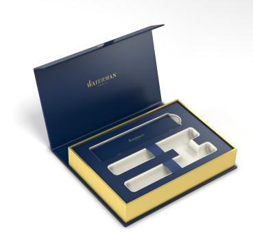 WATERMAN Geschenkverpackung 2180602 leer, für 2 Stück