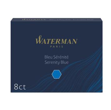 Waterman tintenpatronen standard s0110860 blau 8 stück - Waterman-s0110860-3034325200293-02.jpg