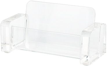 WEDO Visitenkartenhalter CRISTAL. 604416 11.5x5.5x5cm Acryl transp.