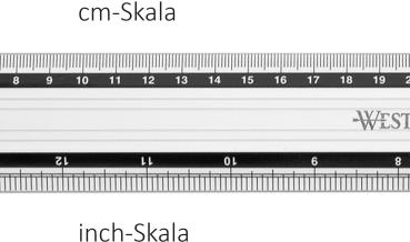 Westcott aluminium lineal 40cm e-1019200 cm/inch scala - Westcott-e-1019200-4027521513624-02.jpg