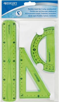 Westcott geometrie-set flexi e-10301 00 blau/rot/grün 3-teilig - Westcott-e-10301-00-4027521515383-04.jpg