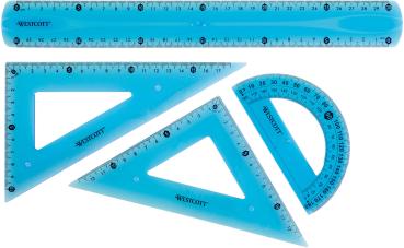 Westcott geometrie-set flexi e-10302 00 blau/rot/grün 4-teilig - Westcott-e-10302-00-4027521515390-05.jpg