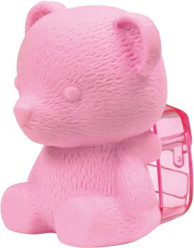 Westcott spitzer/radierer 3d e-66063 00 bär, pink - Westcott-e-66063-00-4027521515321