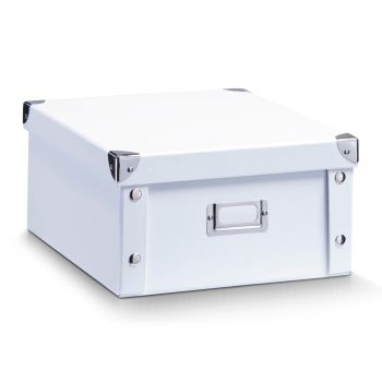 ZELLER Aufbewahrungsbox 11lt 17763 weiss 31x26x14cm