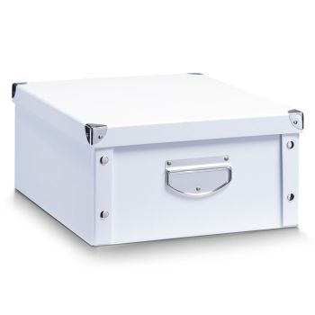 ZELLER Aufbewahrungsbox 22lt 17764 weiss 40x33x17cm
