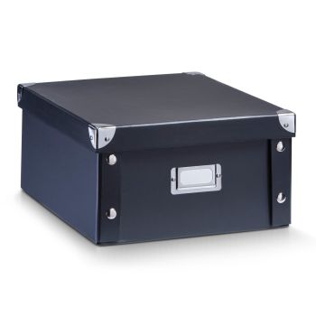 ZELLER Aufbewahrungsbox 11lt 17918 schwarz 31x26x14cm