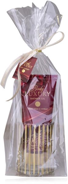 Accentra badeset windlicht 200ml 5158586 body luxury - Accentra-5158586-4015953703140