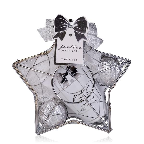 Accentra badeset 6056715 festive, silber - Accentra-6056715-4015953681318