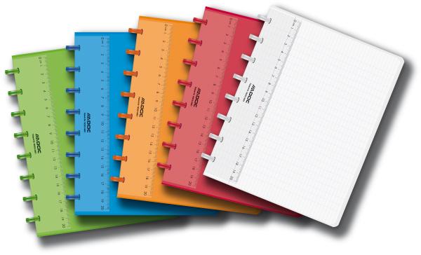 Adoc notizheft pap-ex a5 3048.000 kariert ass. - Adoc-3048000-5410733486005