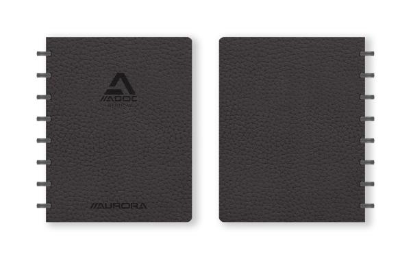 Adoc ringbuch business a5 3055.3 schwarz, kariert 144 seiten - Adoc-30553-5411028362370