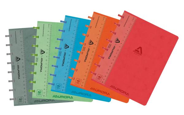 Adoc ringbuch lin-ex a5 3884.74 assortiert, kariert 144 seiten - Adoc-388474-5410733847400