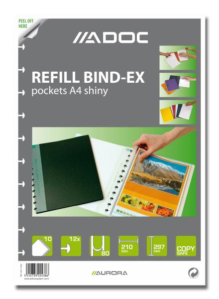Adoc ersatztaschen a4 5810.000 matt 10 stück - Adoc-5810000-5410733224232