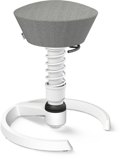 Aeris sitzhocker swopper 101stwhwhcp2 grau/weiss, mit gleiter - Aeris-101stwhwhcp2-4250200423017