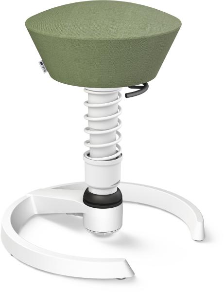 Aeris sitzhocker swopper 101stwhwhcp3 grün/weiss, mit gleiter - Aeris-101stwhwhcp3-4250200423185