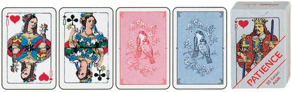 AgmÜller patience 43x66mm 10032199-001 blau 55 karten - Agmueller-10032199-001-7621600122232