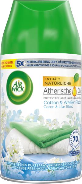 Air wick freshmatic refill 3296014 cotton & weisse flieder 250ml - Air-wick-3296014-4251758415370