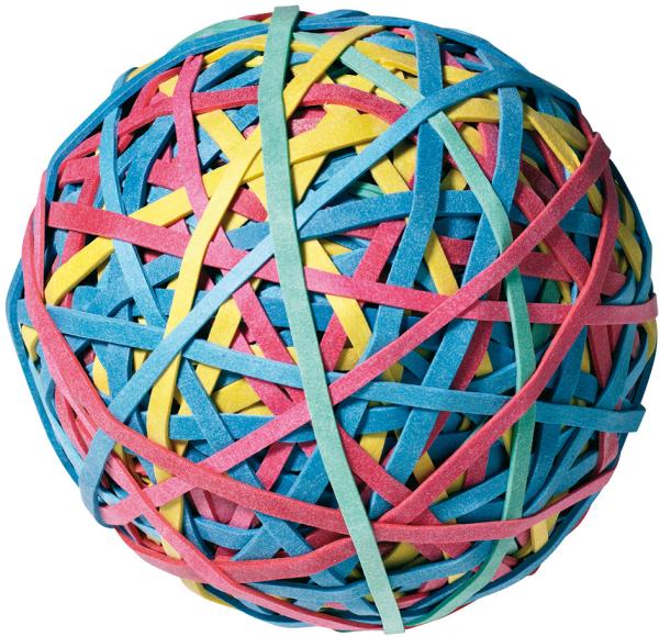 Alco gummi ring ball 70mm 7440 farbig ass. 190g - Alco-7440-4007735074401