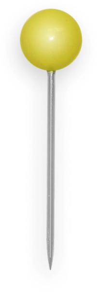 Alco landkartennadeln 8x16mm 813 gelb 20 stück - Alco-813-4007735008130