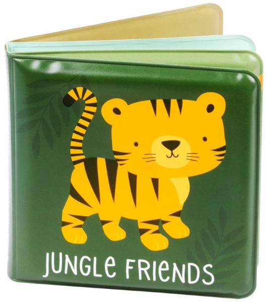 Allc badebuch 12x12x3cm btbbju10 jungle - Allc-btbbju10-8719715001135