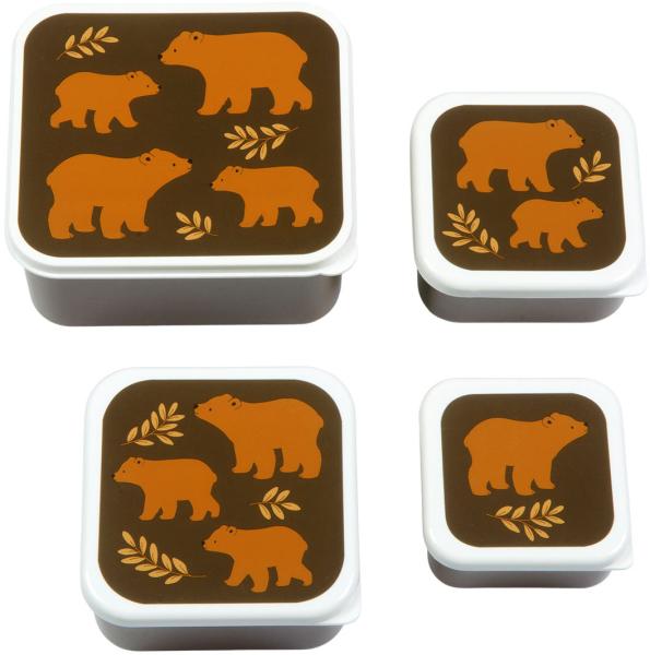 Allc lunch & snack box set sbsebe43 bears - Allc-sbsebe43-8719715001937