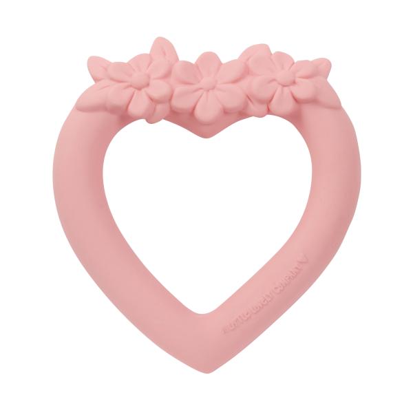 Allc beissring 9x10x2cm trshpi10 heart rosa - Allc-trshpi10-8719033869332