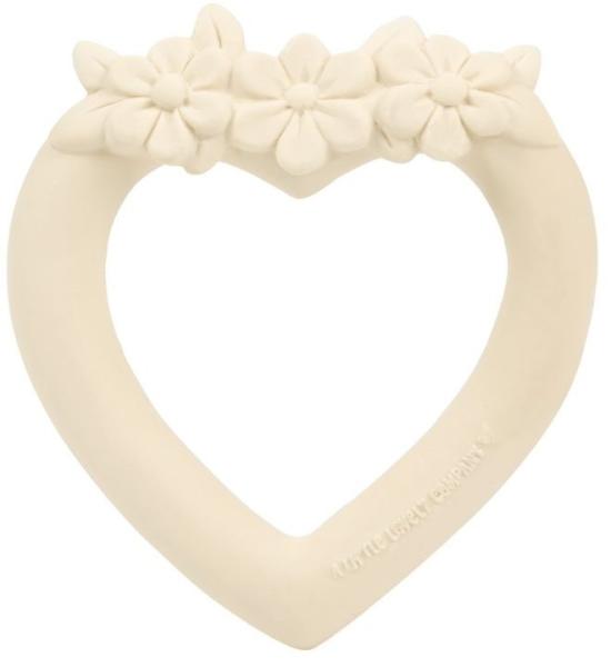 Allc beissring 9x10x2cm trshwh17 heart creme - Allc-trshwh17-8719715001319