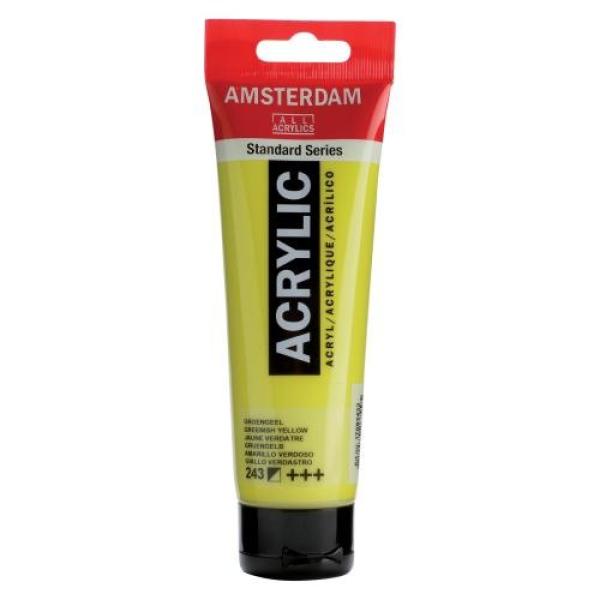 Amsterdam acrylfarbe 120ml 17092432 gruengelb 243 - Amsterdam-17092432-8712079267995