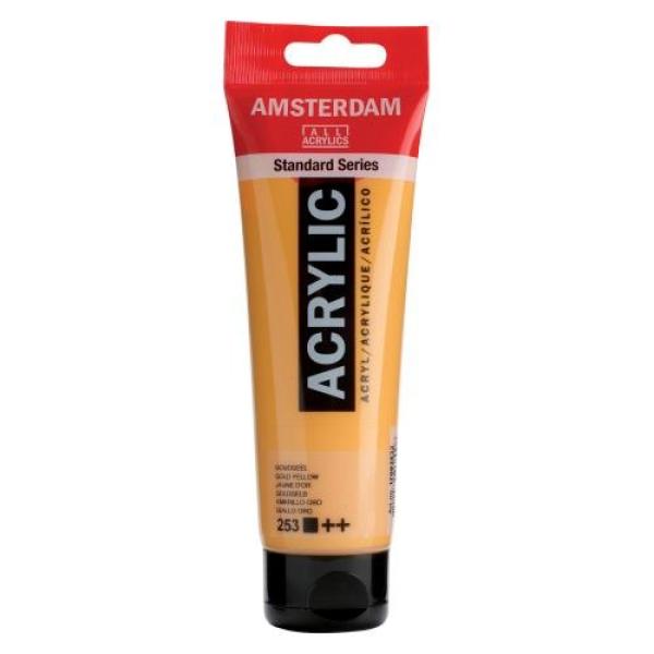 Amsterdam acrylfarbe 120ml 17092532 goldgelb 253 - Amsterdam-17092532-8712079268008