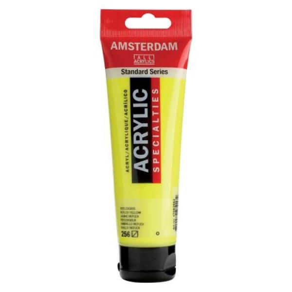 Amsterdam acrylfarbe 120ml 17092562 reflexgelb 256 - Amsterdam-17092562-8712079279172