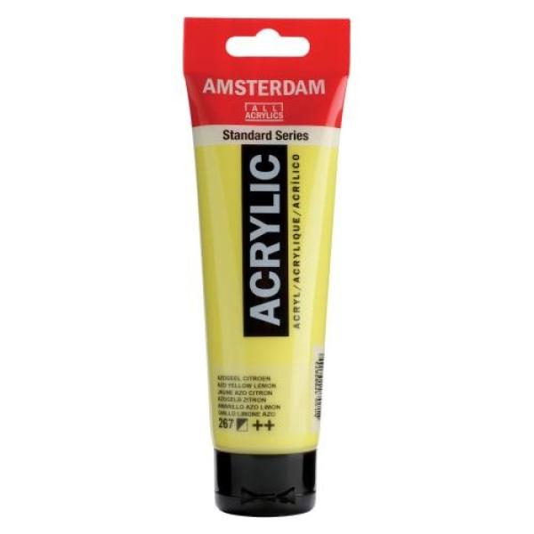 Amsterdam acrylfarbe 120ml 17092672 azogelb zitrone 267 - Amsterdam-17092672-8712079158149