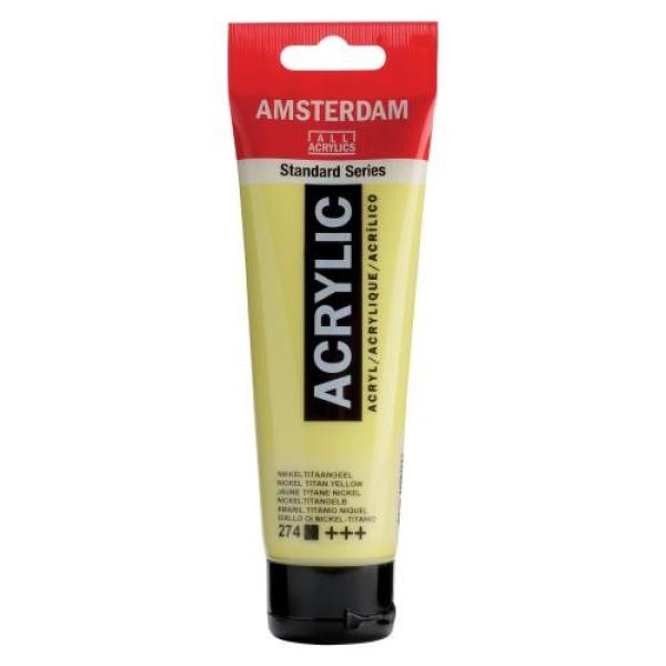 Amsterdam acrylfarbe 120ml 17092742 nickeltit.gelb 274 - Amsterdam-17092742-8712079268039
