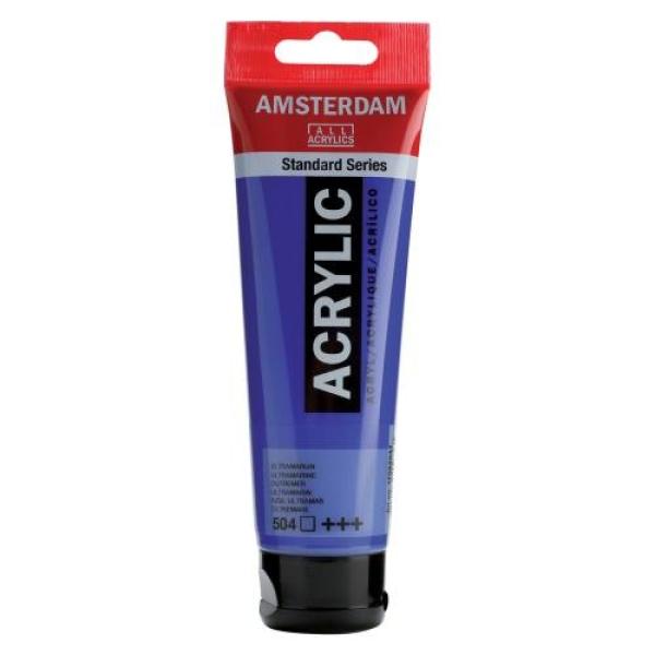 Amsterdam acrylfarbe 120ml 17095042 ultramarin 504 - Amsterdam-17095042-8712079158361