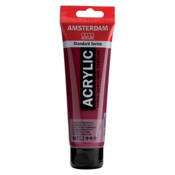 Amsterdam acrylfarbe 120ml 17095672 p.rot violett 567 - Amsterdam-17095672-8712079268251
