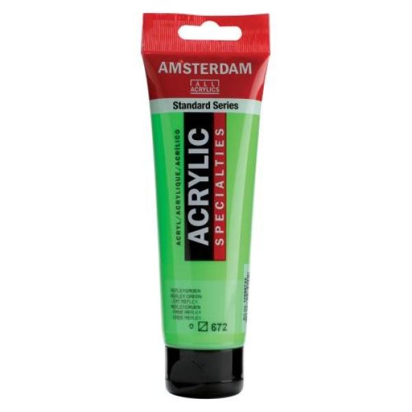 Amsterdam acrylfarbe 120ml 17096722 reflexgruen 672 - Amsterdam-17096722-8712079279202
