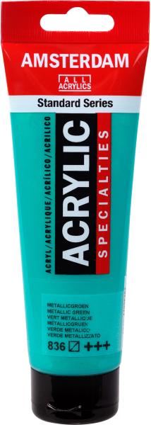Amsterdam acrylfarbe 120ml 17098362 metallic grün 836 - Amsterdam-17098362-8712079533441