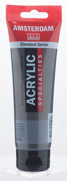 Amsterdam acrylfarbe 120ml 17098402 graphit 840 - Amsterdam-17098402-8712079395469