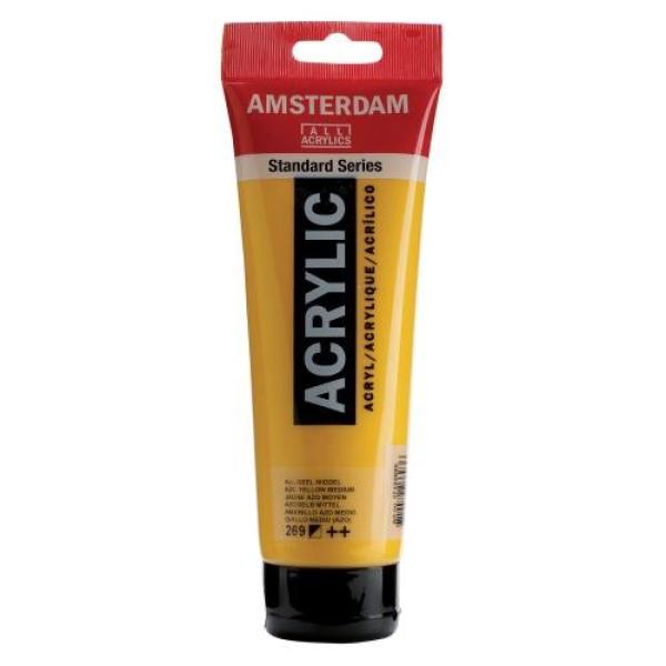 Amsterdam acrylfarbe 250ml 17122690 azogelb mittel 269 - Amsterdam-17122690-8712079266936