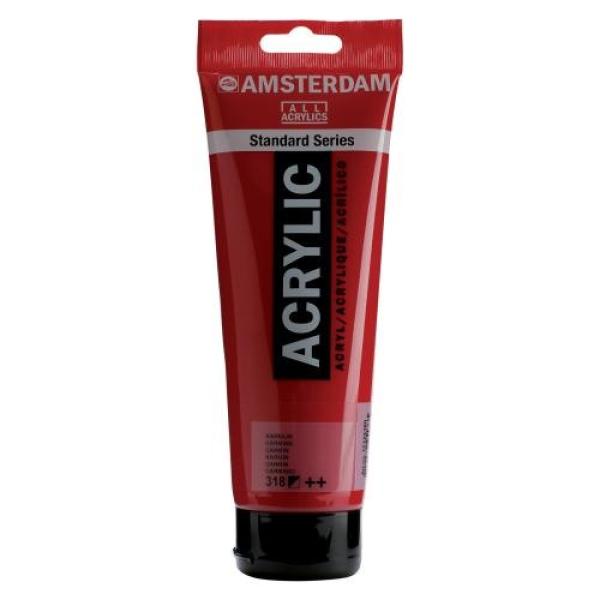 Amsterdam acrylfarbe 250ml 17123180 karmin 318 - Amsterdam-17123180-8712079254735