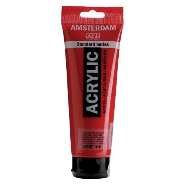 Amsterdam acrylfarbe 250ml 17123990 napht.rot dk. 399 - Amsterdam-17123990-8712079254780