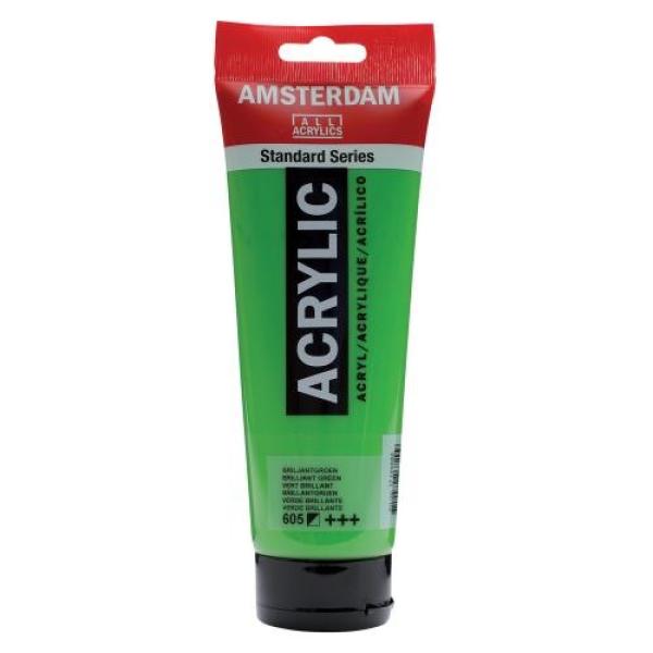 Amsterdam acrylfarbe 250ml 17126050 brillantgruen 605 - Amsterdam-17126050-8712079267209