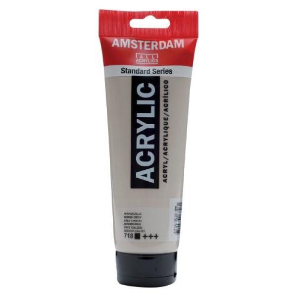 Amsterdam acrylfarbe 250ml 17127180 warmgrau 718 - Amsterdam-17127180-8712079267261